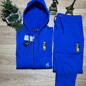 Ralph lauren polo bear sweat suit